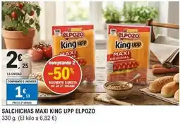 E.Leclerc Elpozo - salchichas maxi king upp oferta