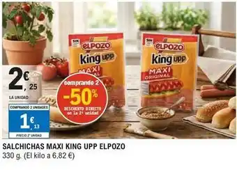 Elpozo - salchichas maxi king upp