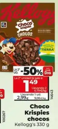 Dia Kellogg's - choco krispies chocos oferta