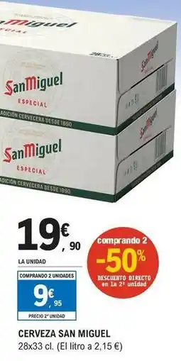 E.Leclerc San miguel - cerveza oferta