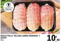 E.Leclerc Muslo pollo relleno jamon serrano y queso oferta