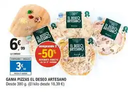 E.Leclerc El deseo artesano - gama pizzas oferta