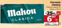 Dia Mahou - cerveza clásica oferta