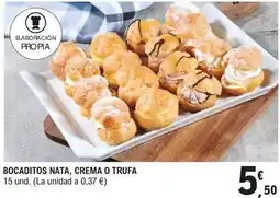 E.Leclerc Bocaditos nata, crema o trufa oferta