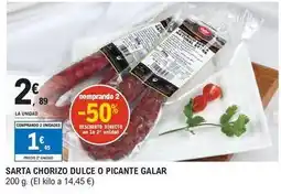 E.Leclerc Galar - sarta chorizo dulce o picante oferta
