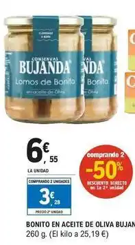 E.Leclerc Bujanda - bonito en aceite de oliva oferta