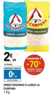 E.Leclerc La campana - arroz redondo o largo oferta