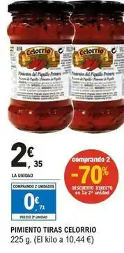 E.Leclerc Celorrio - pimiento tiras oferta