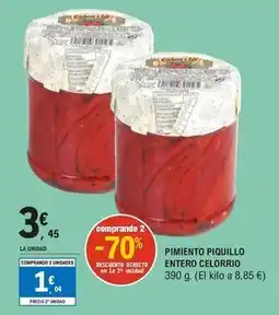 E.Leclerc Celorrio - pimiento piquillo entero oferta