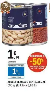 E.Leclerc Jae - alubia blanca o lentejas oferta