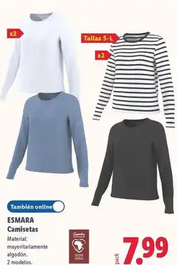 Lidl Esmara - camisetas oferta