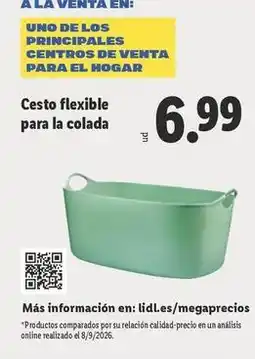 Lidl Cesto flexible para la colada oferta