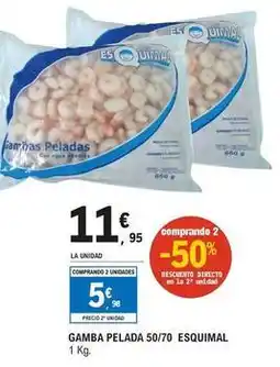 E.Leclerc Esquimal - gamba pelada 50/70 oferta