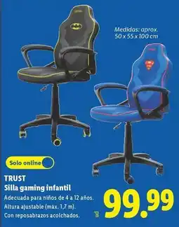 Lidl Trust - silla gaming infantil oferta