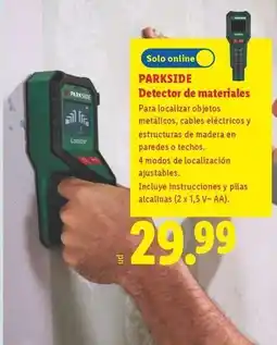 Lidl Parkside - detector de materiales oferta