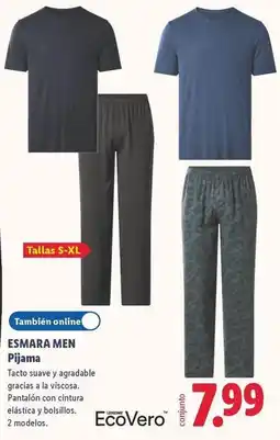 Lidl Esmara men - pijama oferta