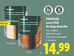 Lidl Parkside - lasur pur de larga duracion oferta