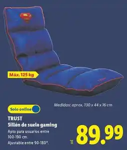 Lidl Trust - sillón de suelo gaming oferta