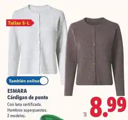 Lidl Esmara - cardigan de punto oferta