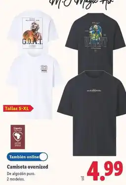 Lidl Camiseta oversized oferta