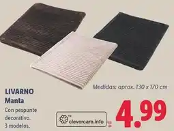 Lidl Livarno - manta oferta