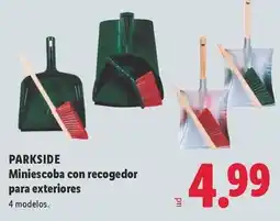Lidl Parkside - miniescoba con recogedor para exteriores oferta
