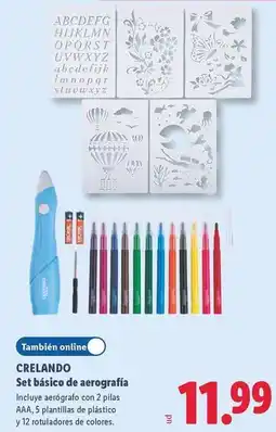 Lidl Crelando - set basico de aerografía oferta