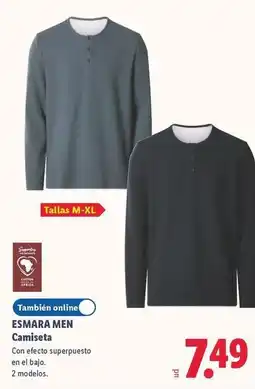 Lidl Esmara men - camiseta oferta