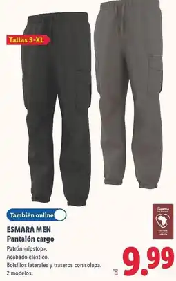 Lidl Esmara men - pantalón cargo oferta