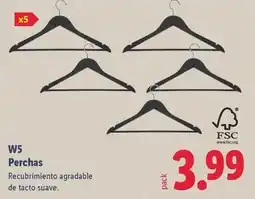 Lidl W5 - perchas oferta