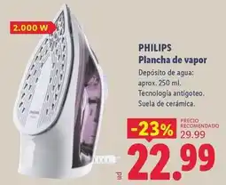 Lidl Philips - plancha de vapor oferta