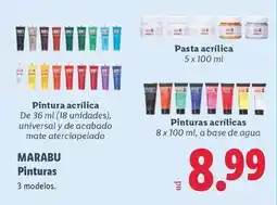 Lidl Marabu - pinturas oferta
