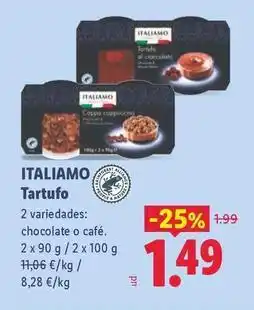 Lidl Italiamo - tartufo oferta