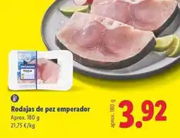 Lidl Rodajas de pez emperador oferta