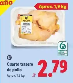Lidl Cuarto trasero de pollo oferta