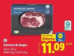 Lidl Entrecot de angus oferta