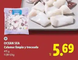 Lidl Ocean sea - calamar limpio y troceado oferta