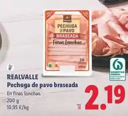 Lidl Realvalle - pechuga de pavo braseada oferta