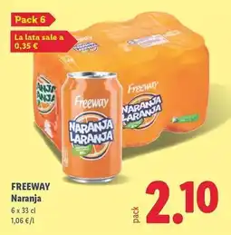 Lidl Freeway - naranja oferta