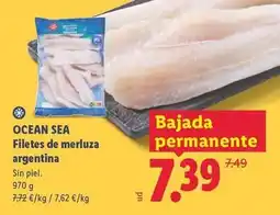 Lidl Ocean sea - filetes de merluza argentina oferta