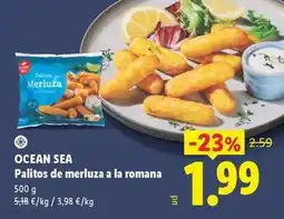 Lidl Ocean sea - palitos de merluza a la romana oferta