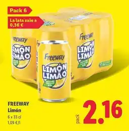 Lidl Freeway - limón oferta
