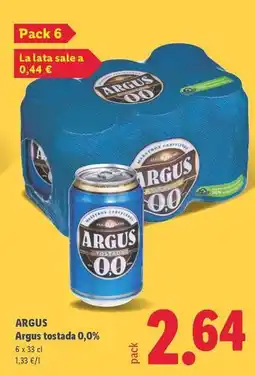 Lidl Argus - tostada 0.0% oferta