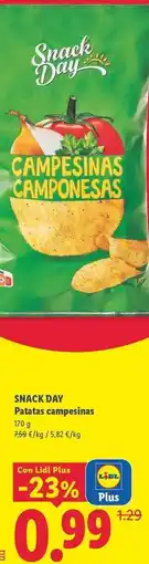 Lidl Snack day - patate campesinas oferta