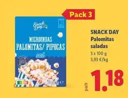 Lidl Snack day - palomitas saladas oferta