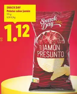Lidl Snack day - patatas sabor jamon oferta