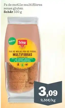 Sorli Schär pa de motlle multifibres sense gluten oferta