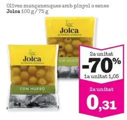 Sorli Jolca olives mancanenques amb pinyol o sense oferta