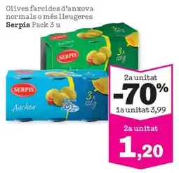 Sorli Serpis olives farcides d'anxova oferta