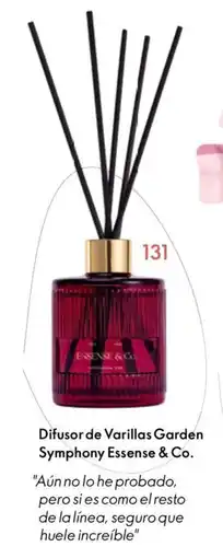 Oriflame Essense & Co. difusor de varillas garden symphony oferta